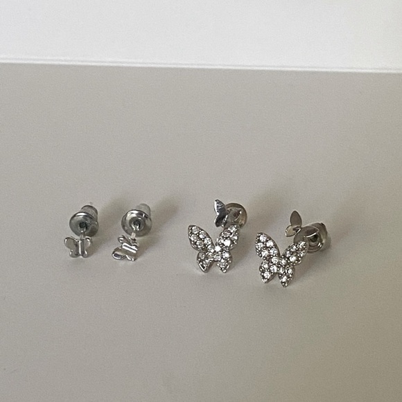 Lot: Butterfly earrings - Picture 10 of 11